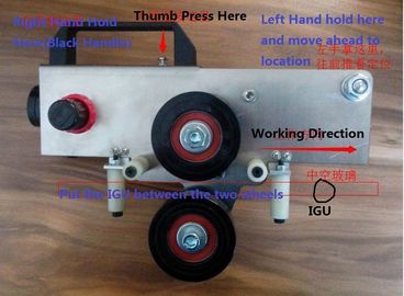 Handheld Manual Edge Roller Press for Bended Double Glazing Glasses
