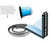 Dura Seal Spacer for Triple Glazing Glasses